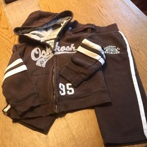 Oshkosh Brown Sweatsuit